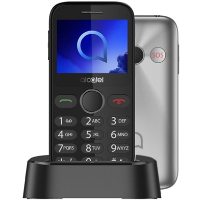 Alcatel 2020X Telefono Movil 24 QVGA Silver